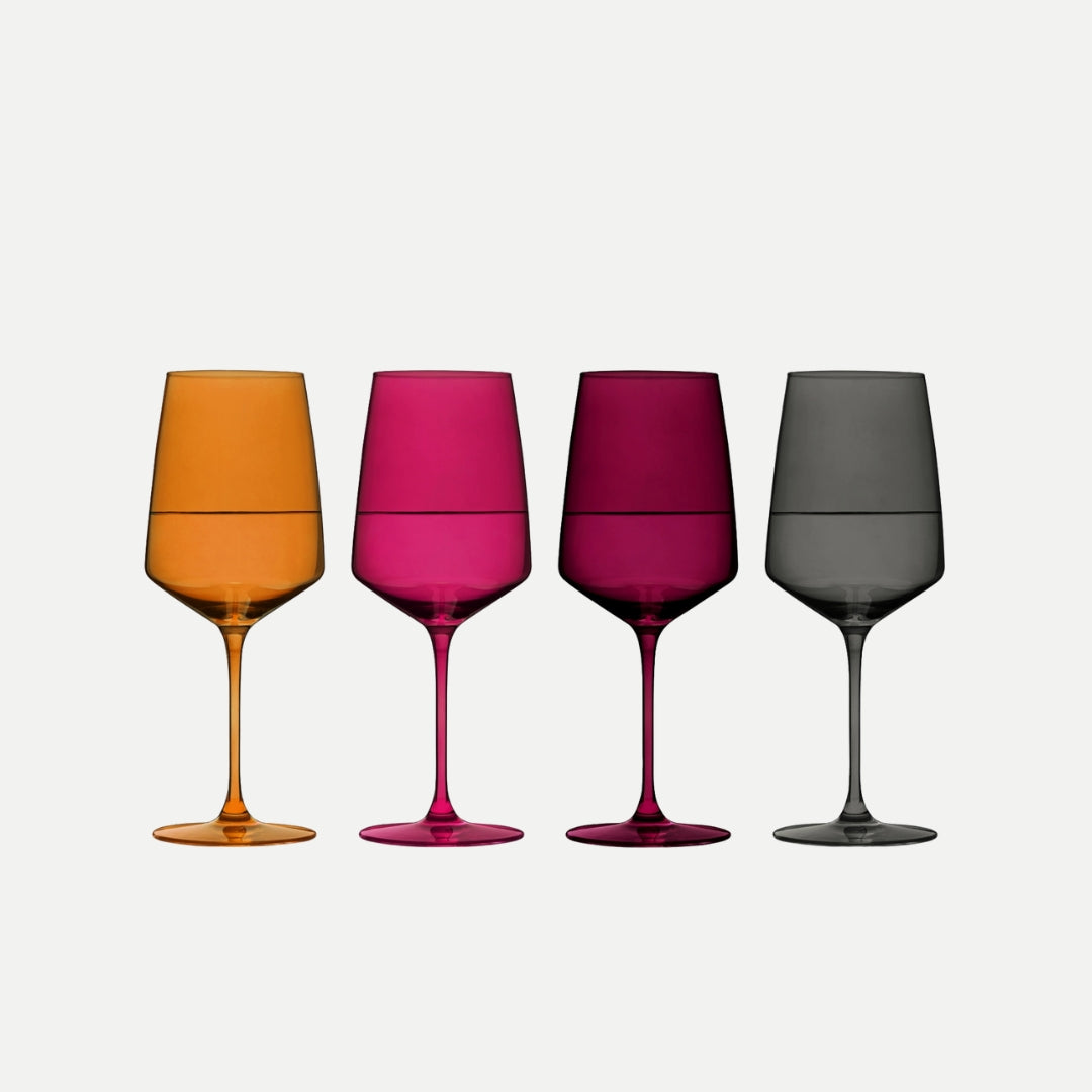 Reserve Nouveau Crystal Wine Glasses – Set of 4