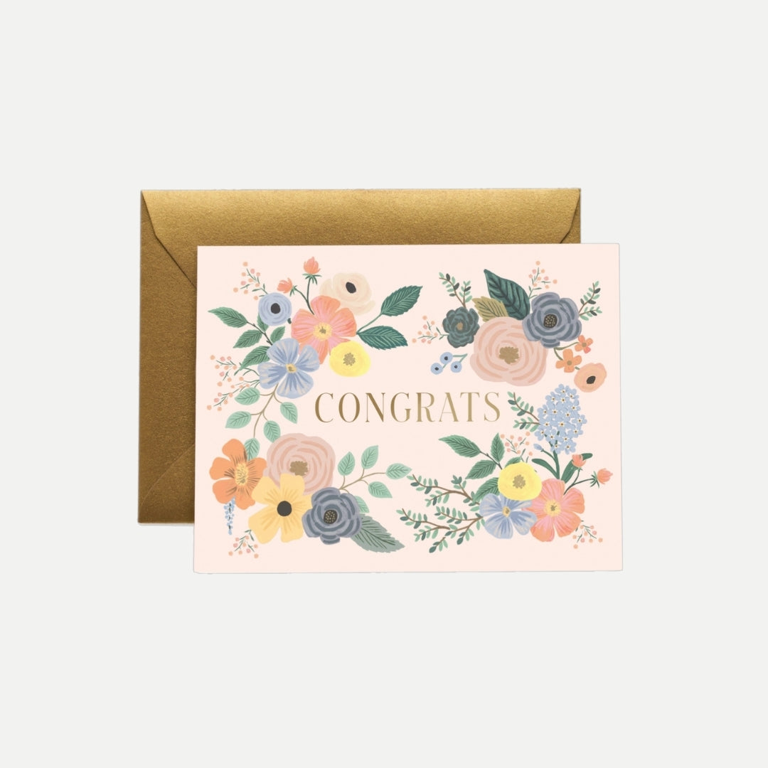 Garden Forest Congrats Card