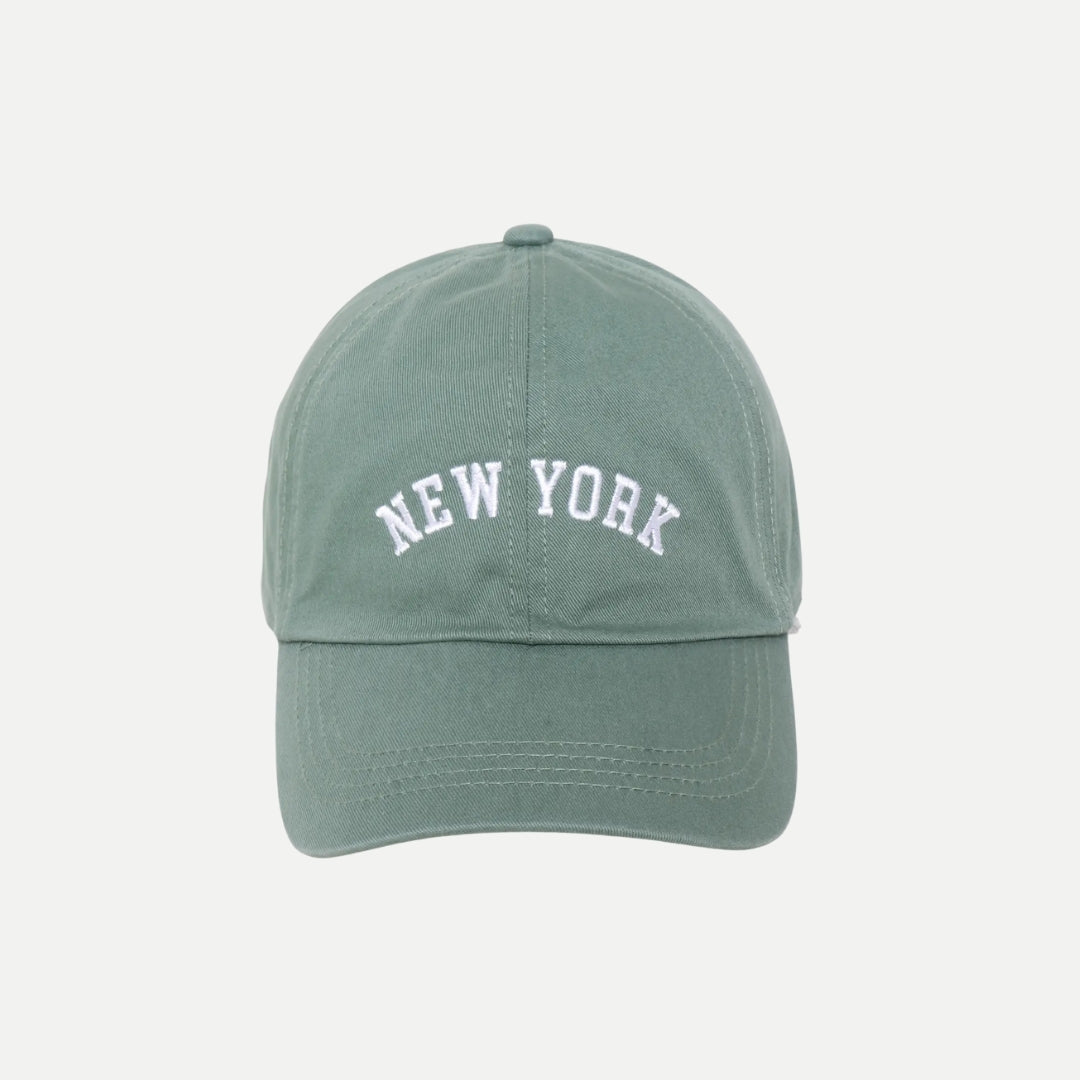 New York Solid Cotton Hat - Sage