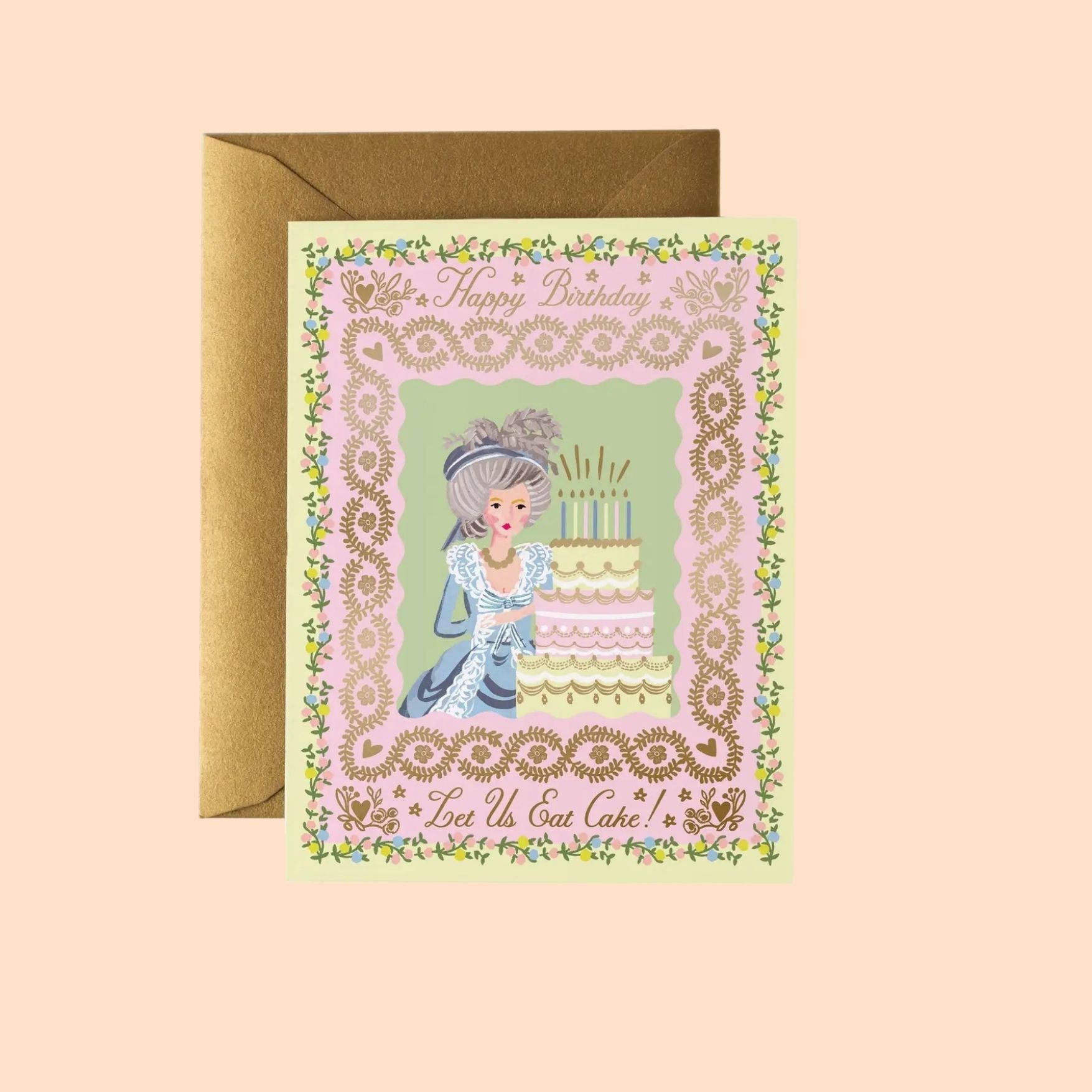 Let Us Eat Cake Birthday Card