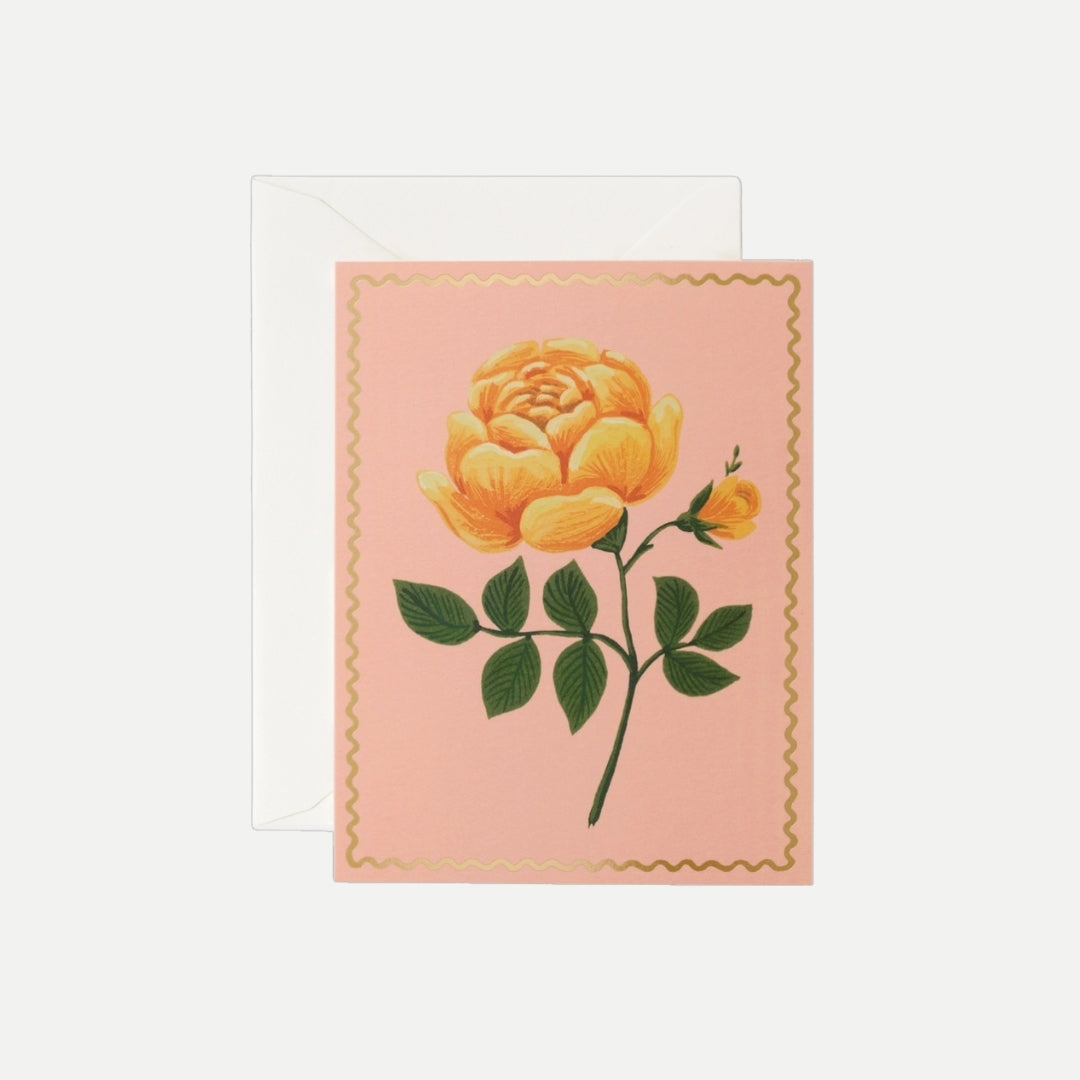 Yellow Rose Card