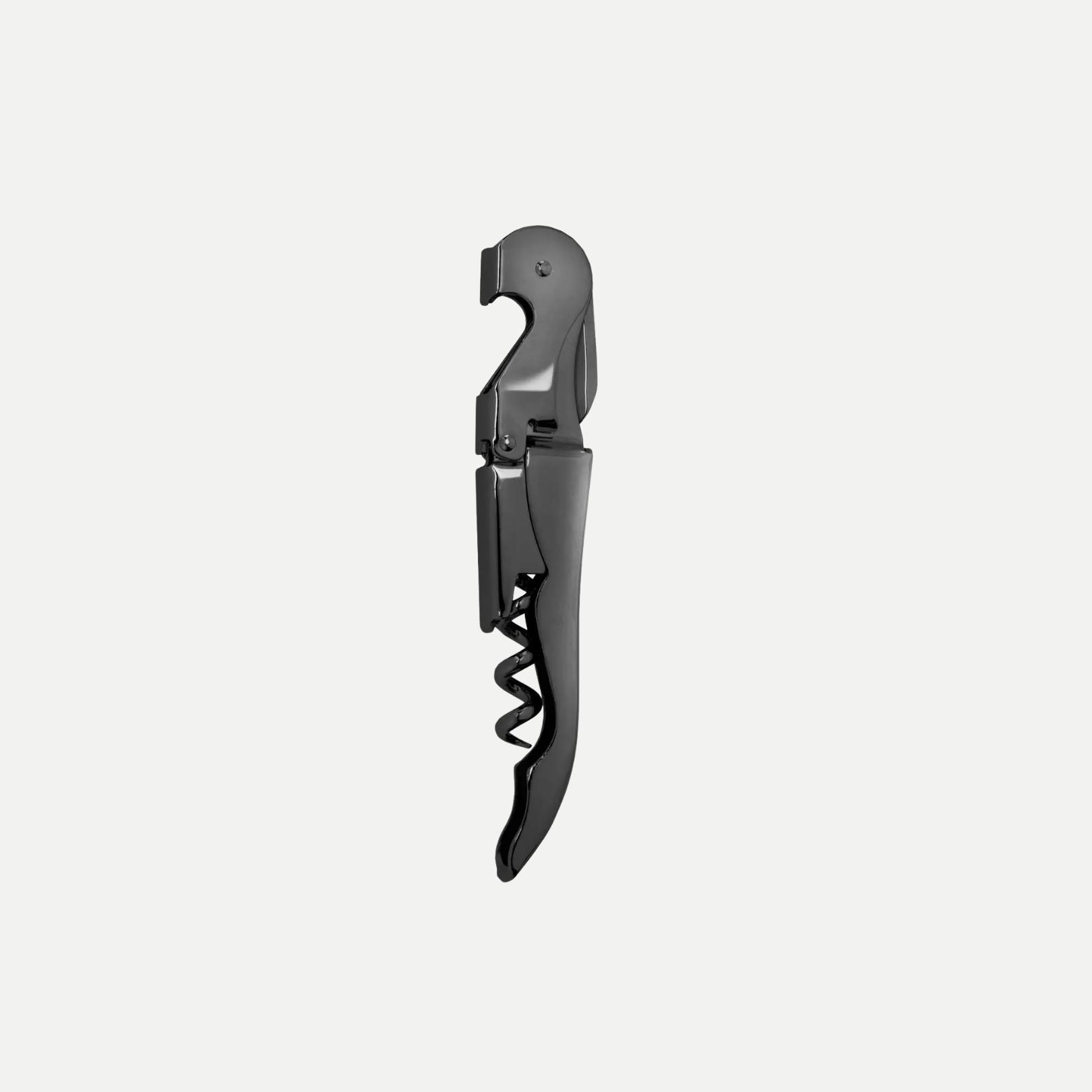 Warren™ Black Gunmetal Plated Double Hinged Corkscrew