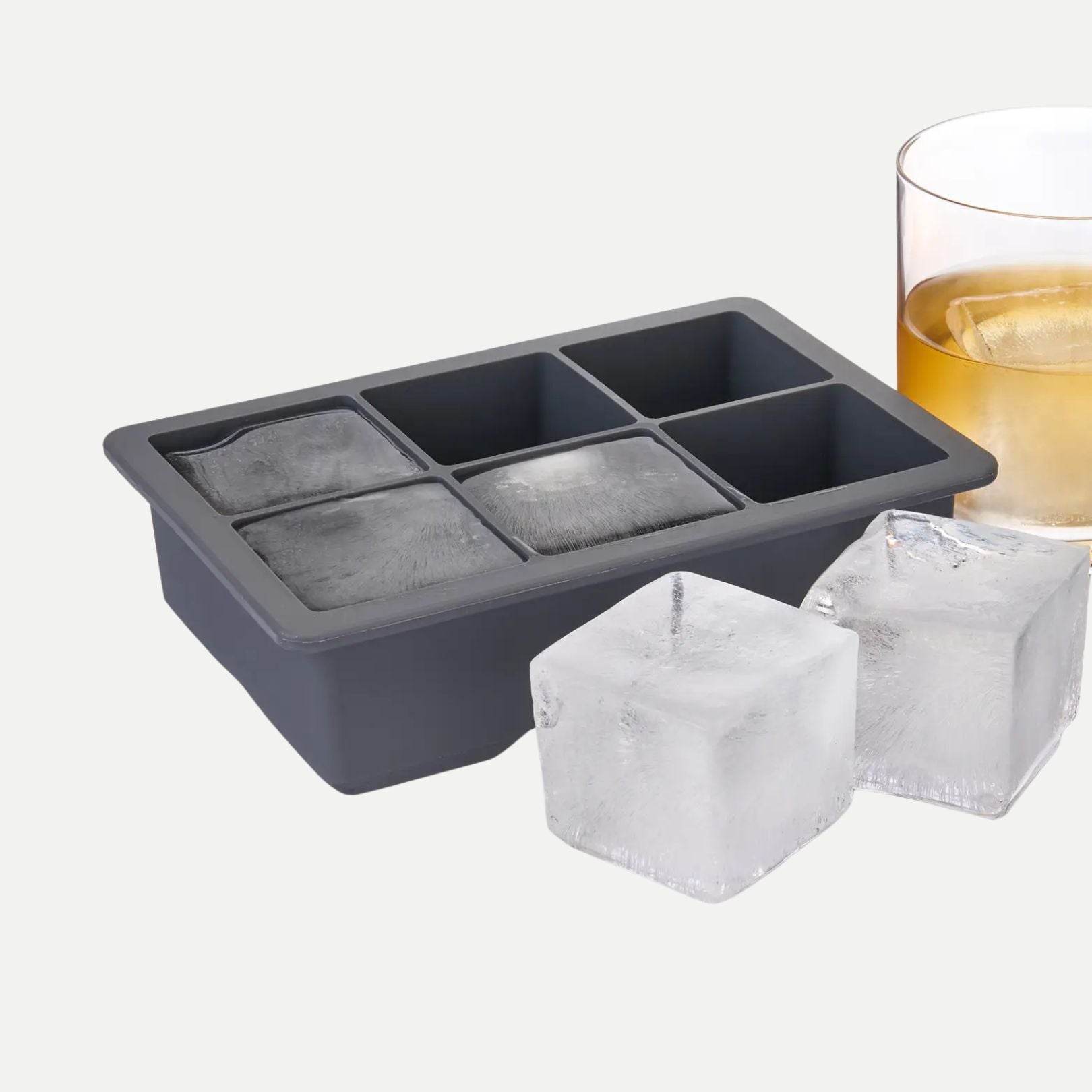 Glacier 2 Inch Whiskey Ice Cube Tray