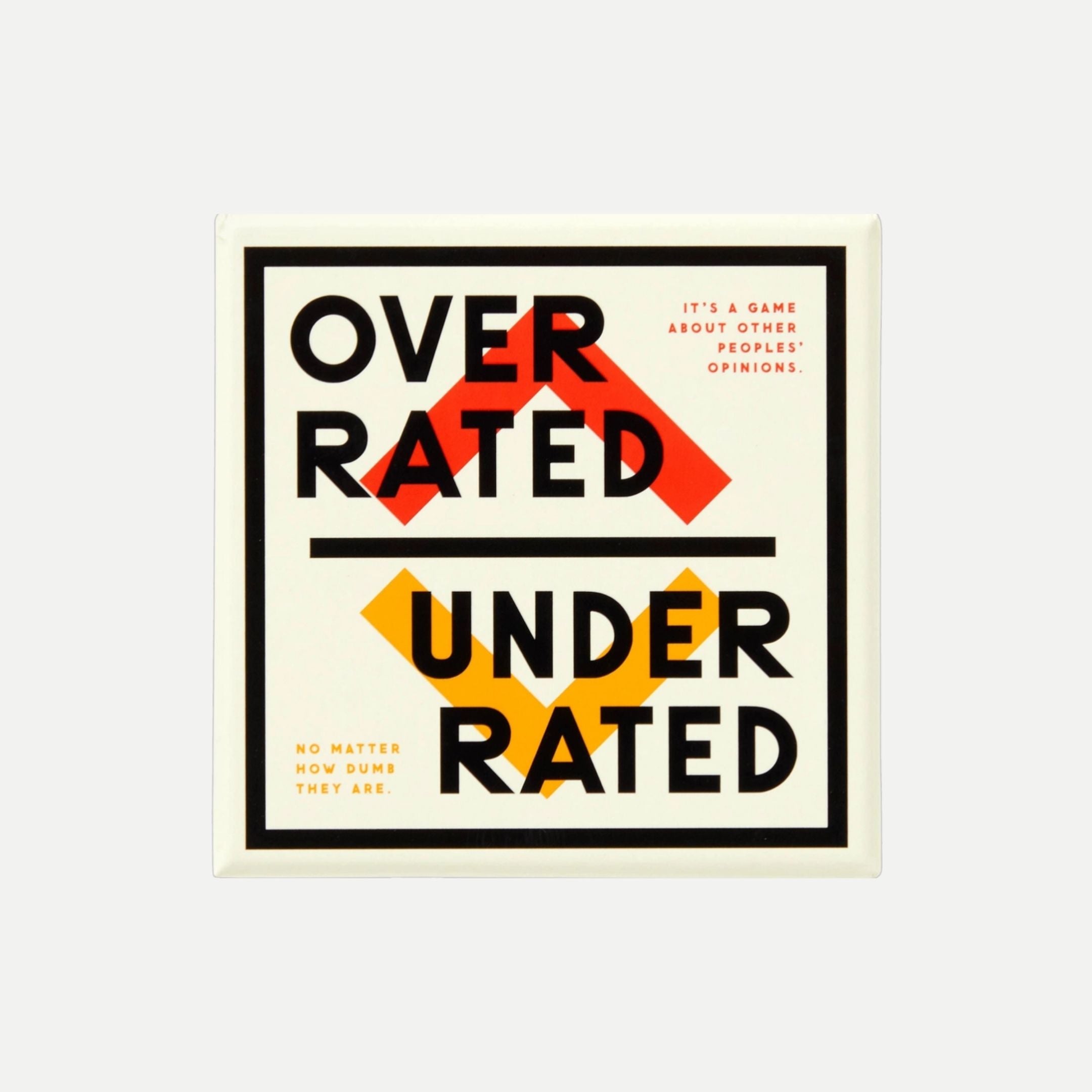 Overrated / Underrated Social Game
