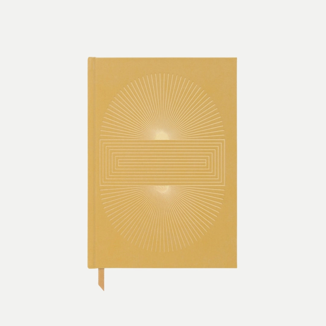 Suede Journal - Ochre Radiant Sun Block