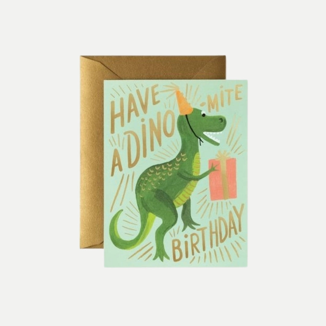 Dino-Mite Birthday Card