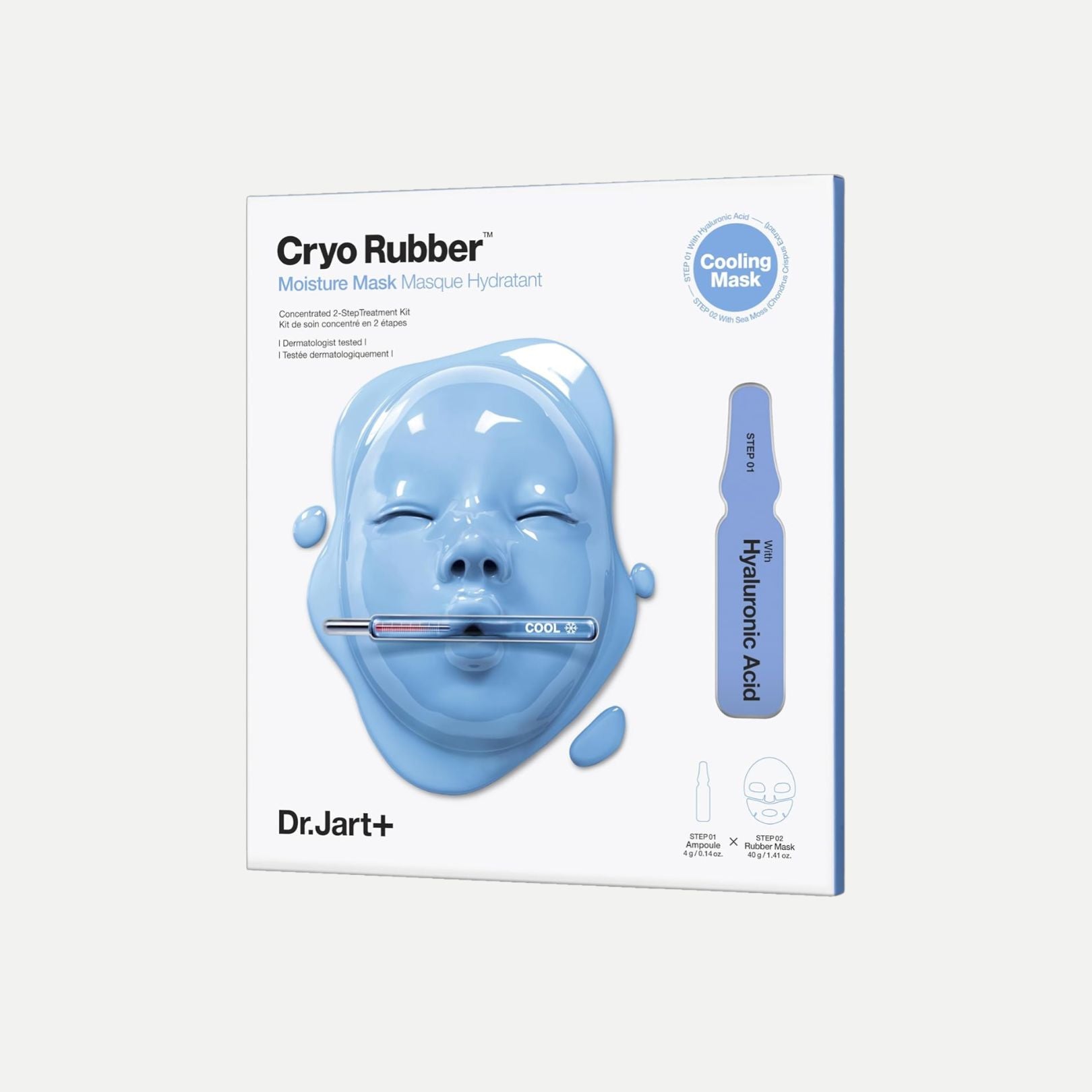 Cryo Rubber Moisturizing Face Mask with Hyaluronic Acid