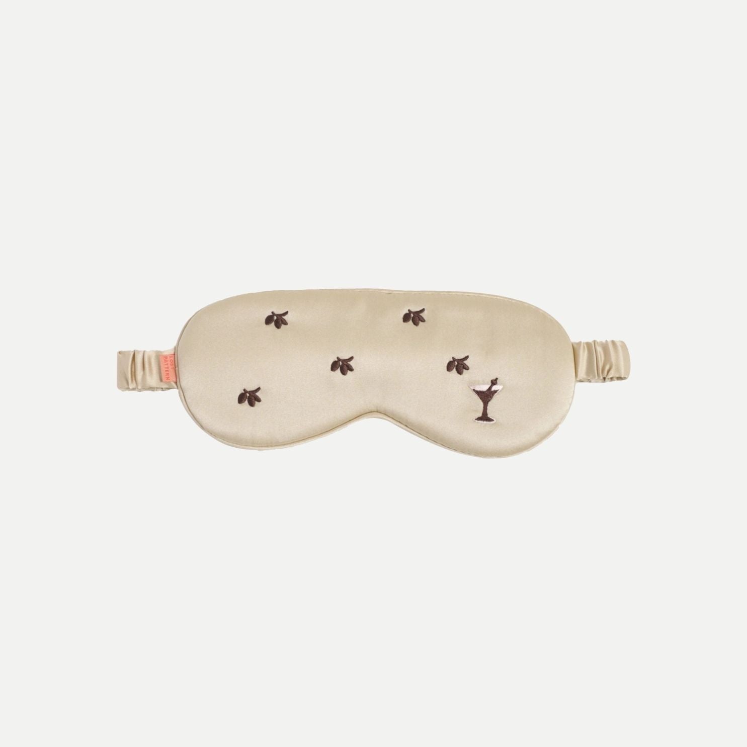 Martini Silk Sleep Eye Mask - Champagne