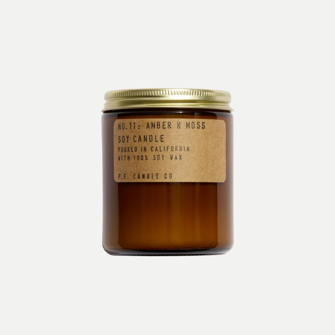 Amber & Moss Candle