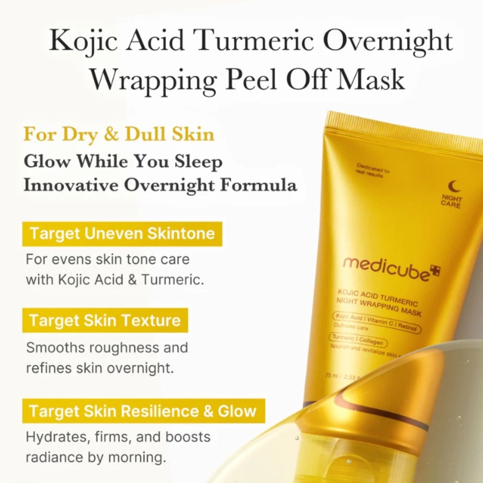 Kojic Acid Turmeric Overnight Wrapping Mask