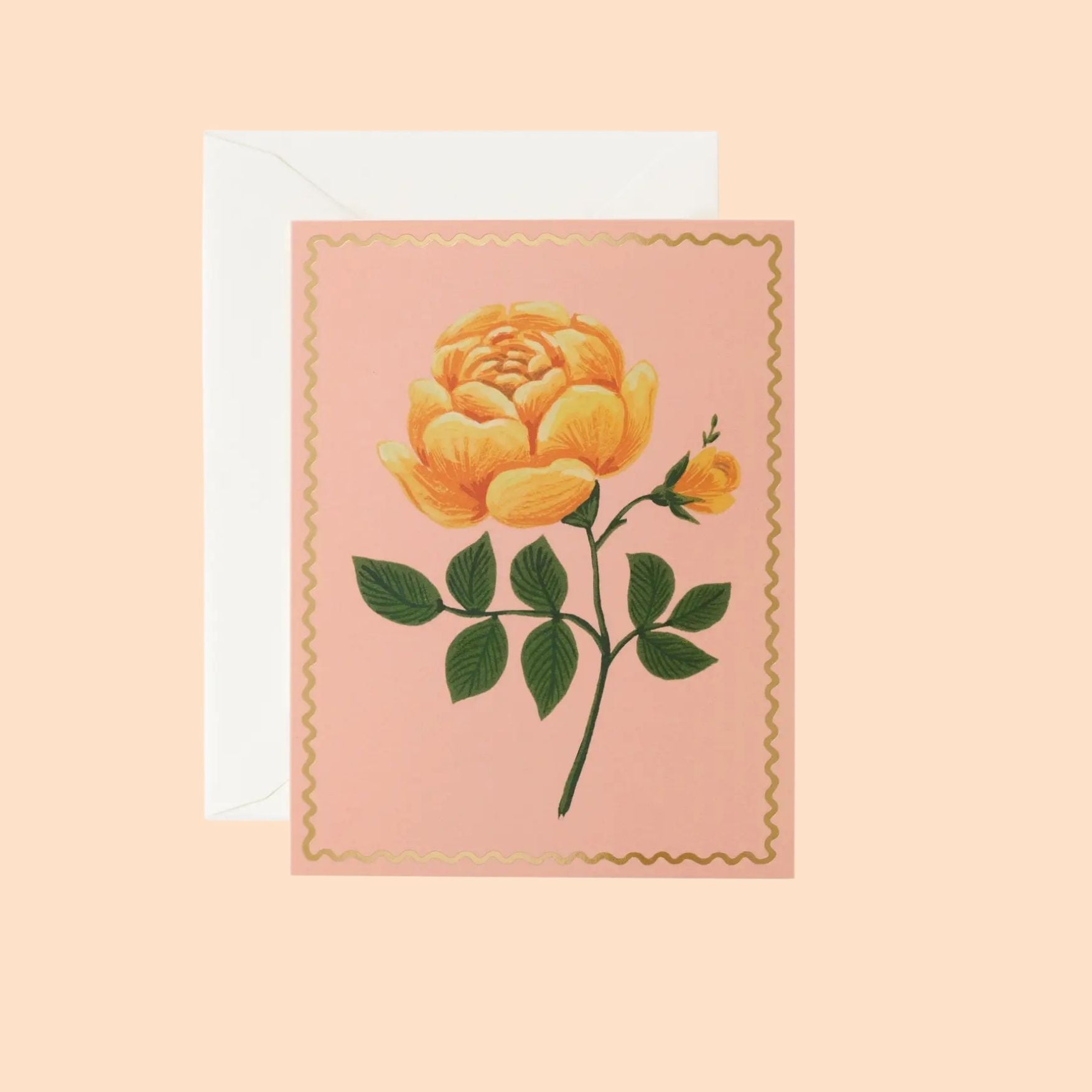 Yellow Rose Card