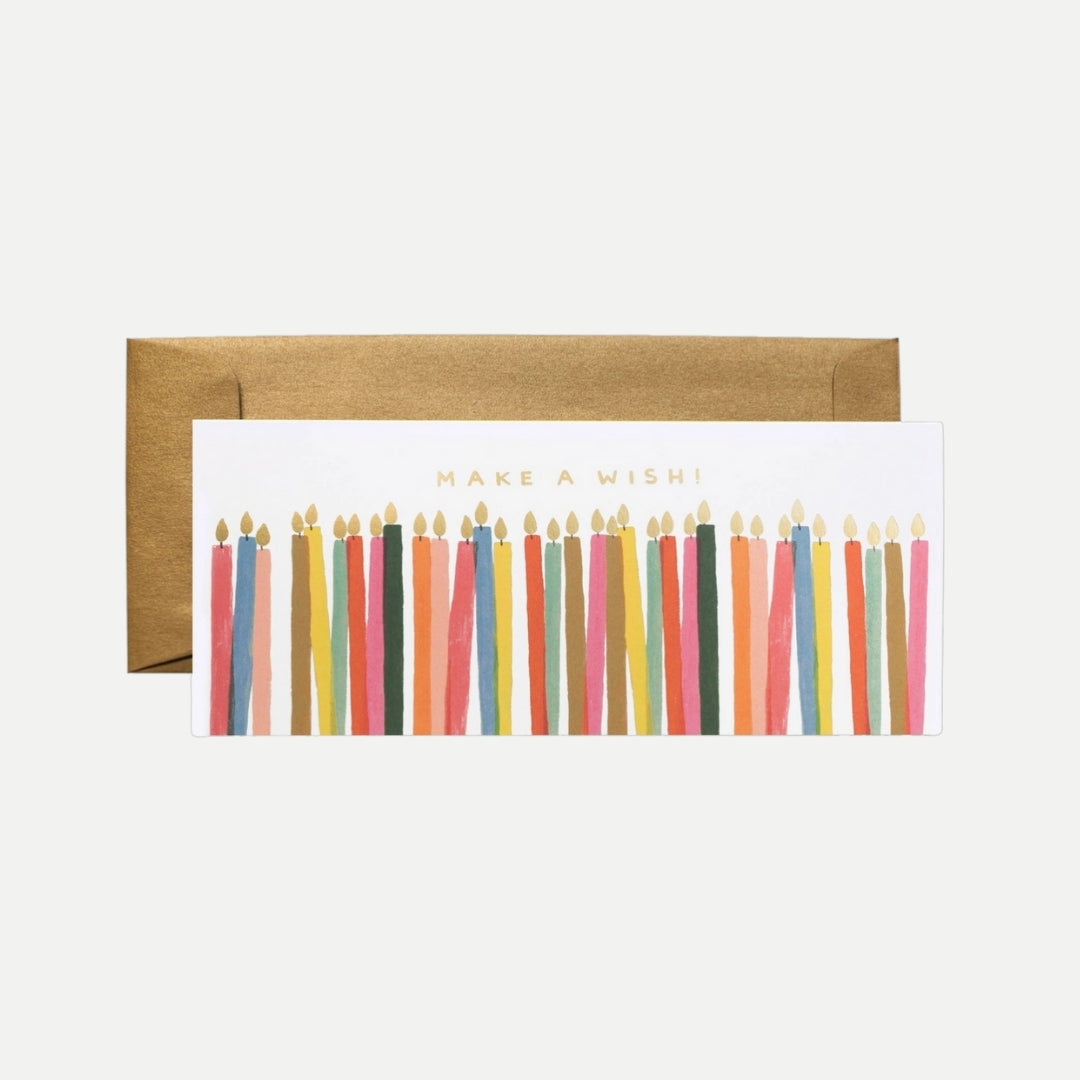 Make A Wish Candles No. 10 Card
