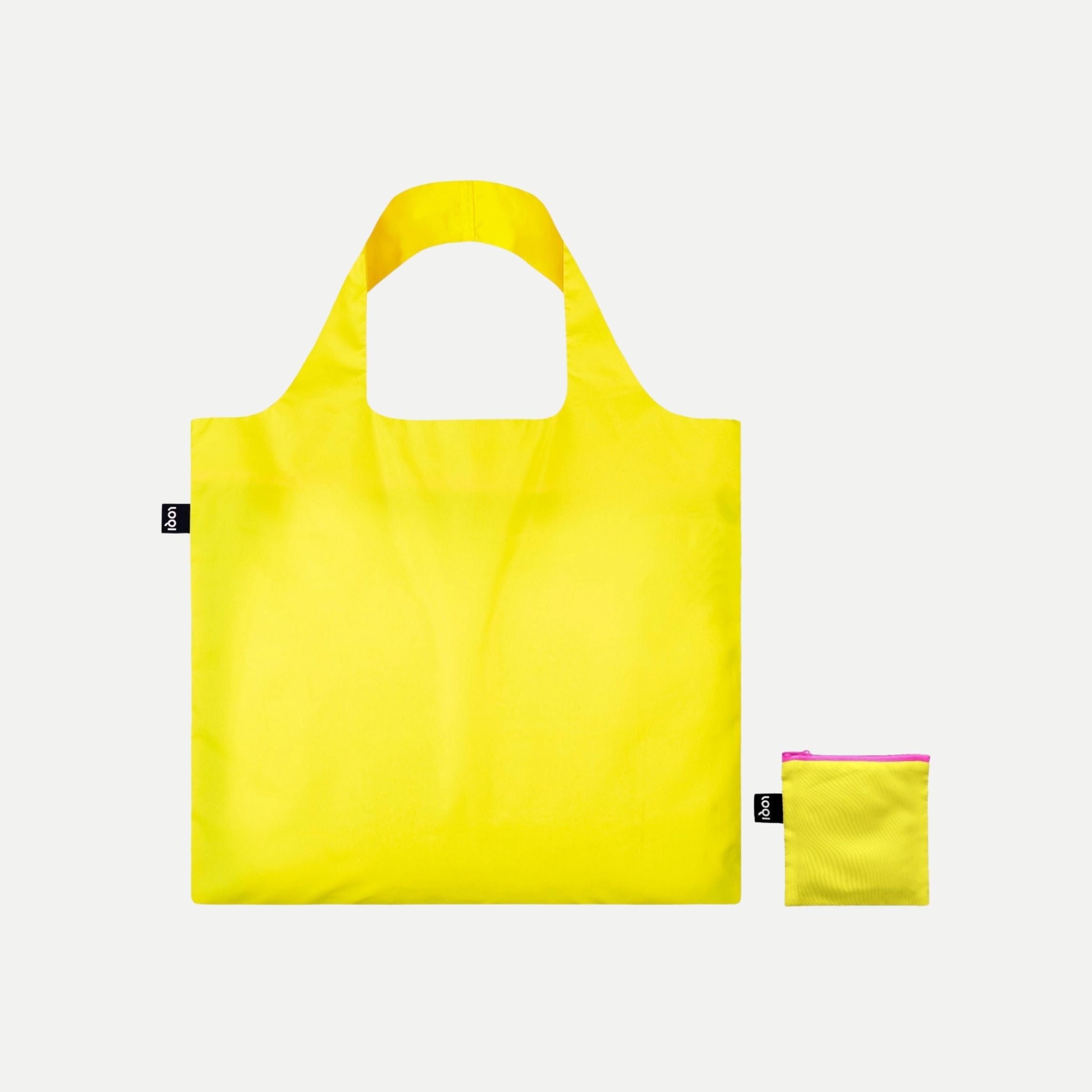 Neon Yellow Recycled Bag