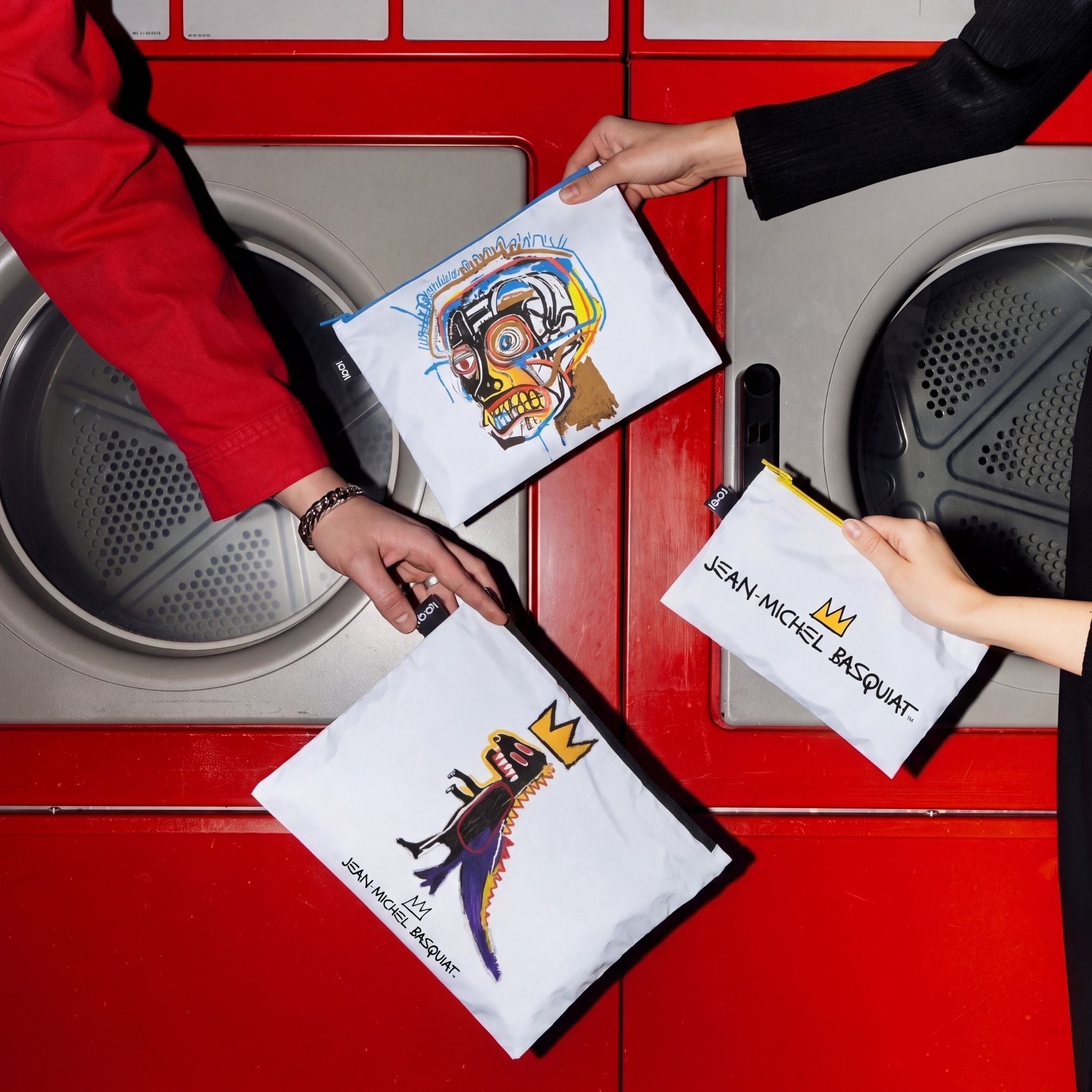 Jean-Michel Basquiat Zip Pockets