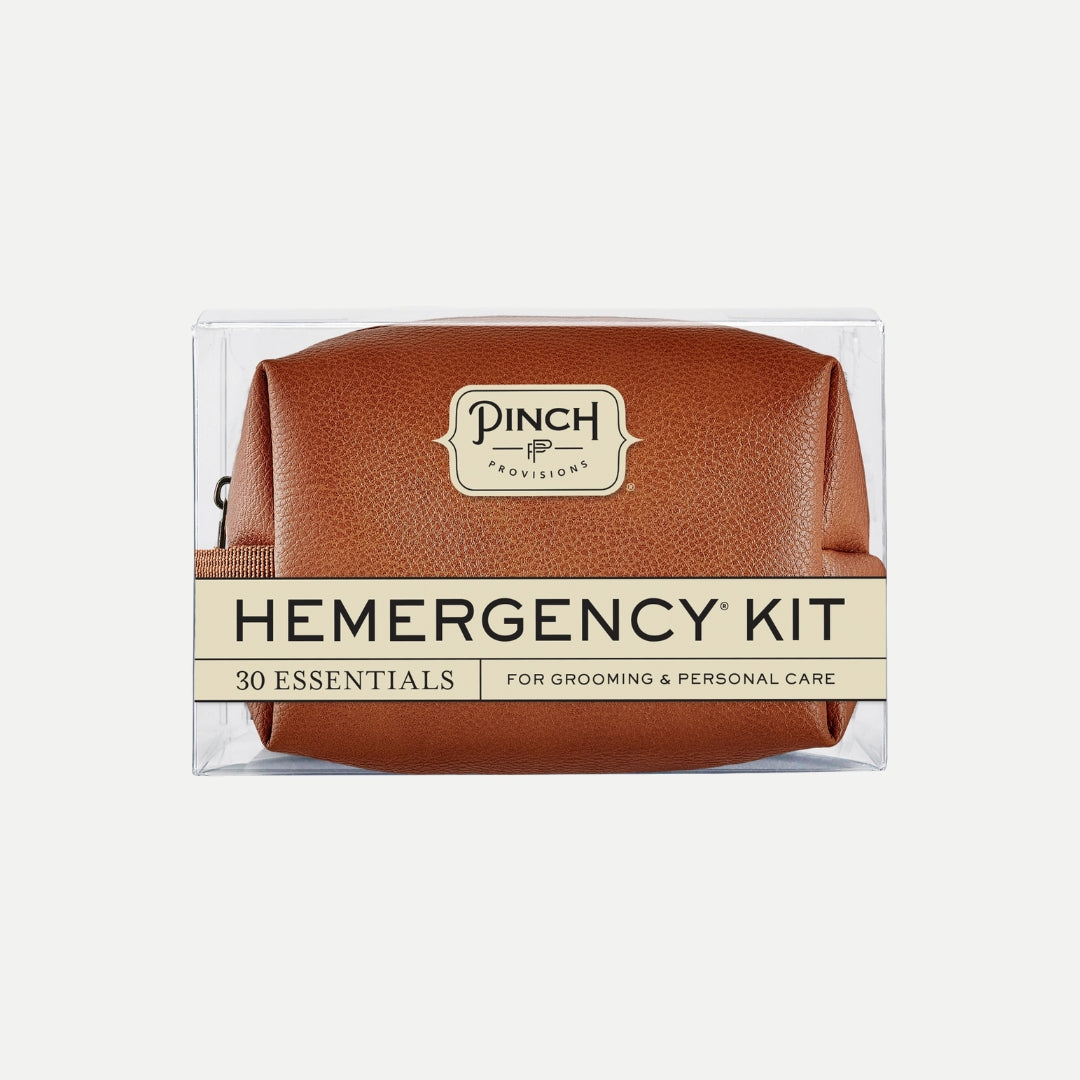 Hemergency Kit – Cognac Vegan Leather